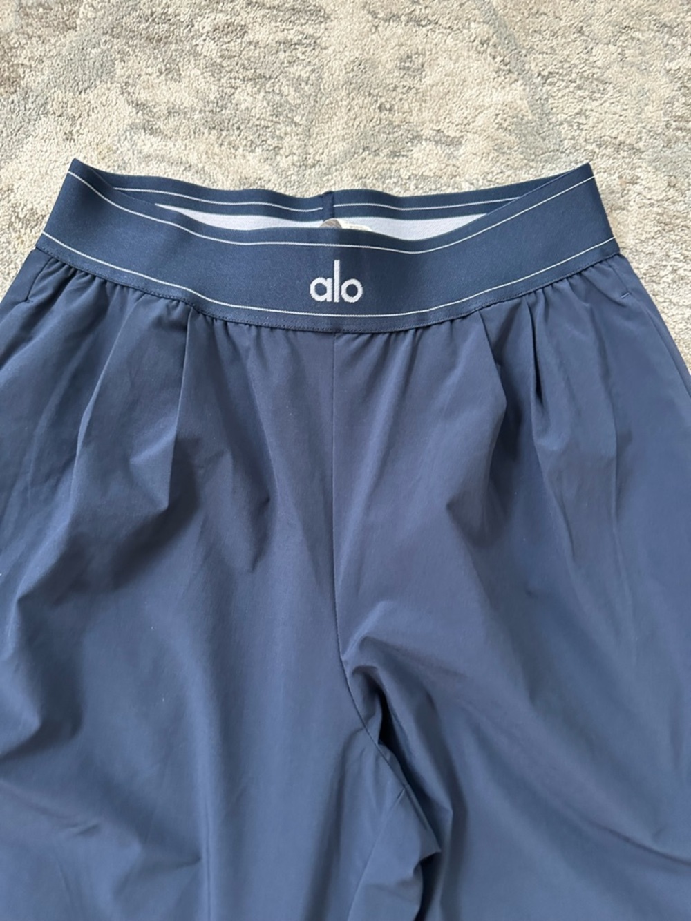 ALO Yoga Navy Suit Up Trouser